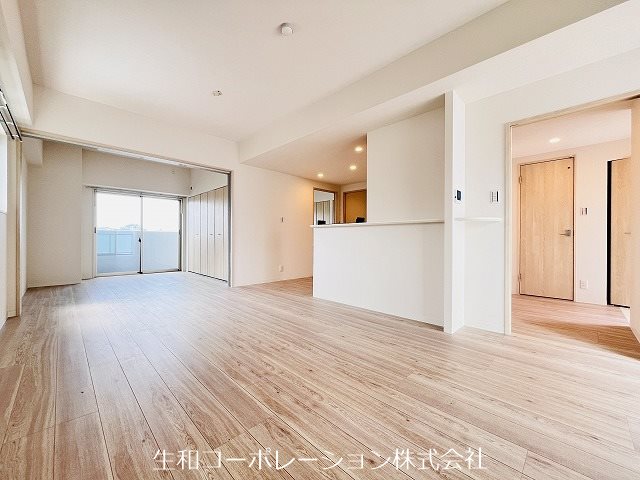 約16帖のLDK！対面キッチンで会話も弾みます