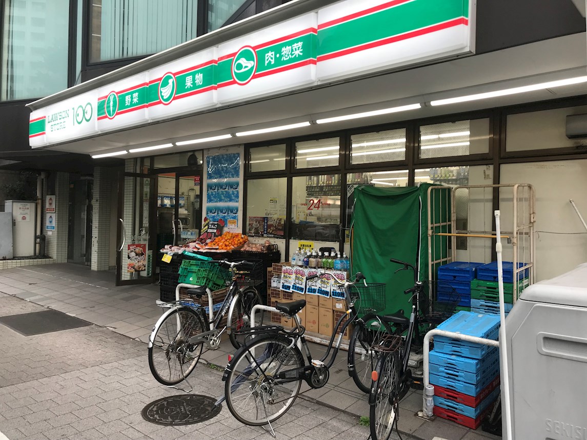 コンビ二：ﾛｰｿﾝｽﾄｱ100 LS東葛西六丁目店　1000m