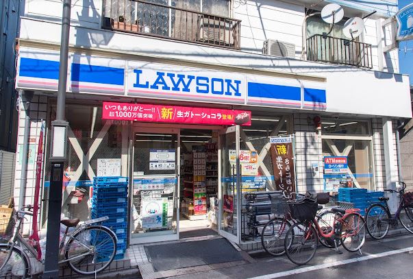 コンビ二：ﾛｰｿﾝ 和田三丁目店　361m
