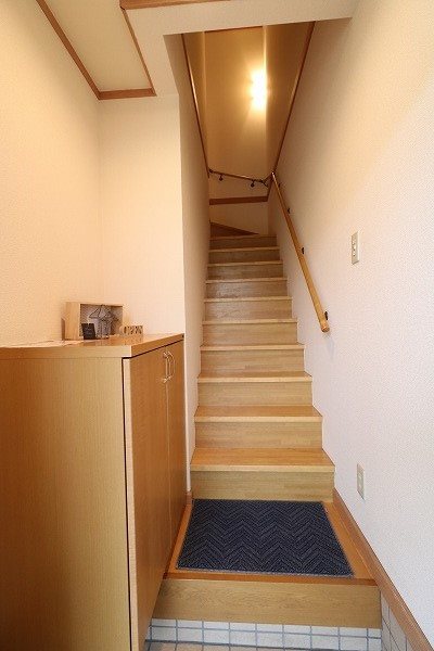 玄関にはシューズボックスがついています。