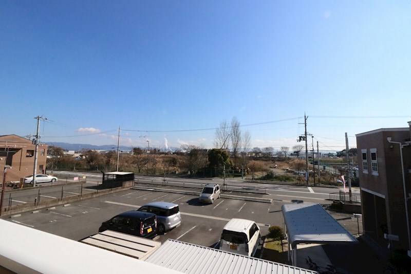 2Fベランダからの眺望です。