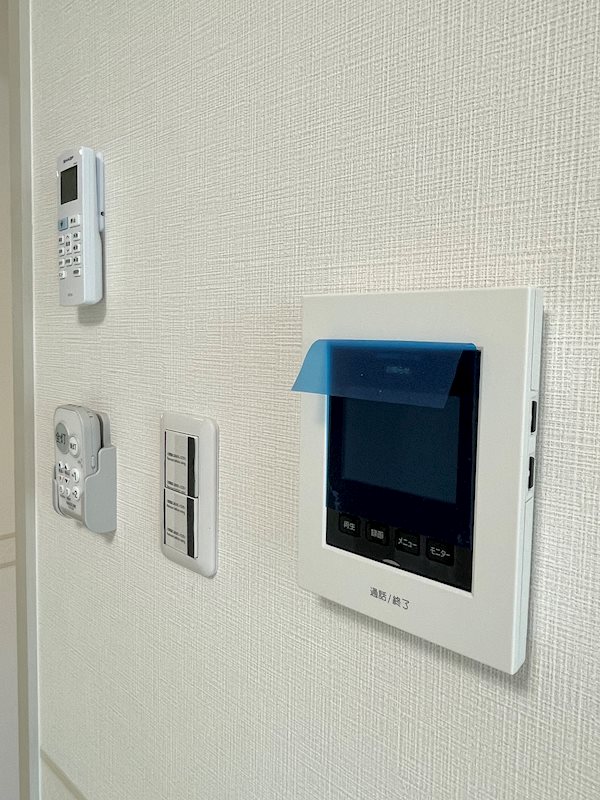 録画機能付きのTVモニター付きインターホンで急な来客も安心