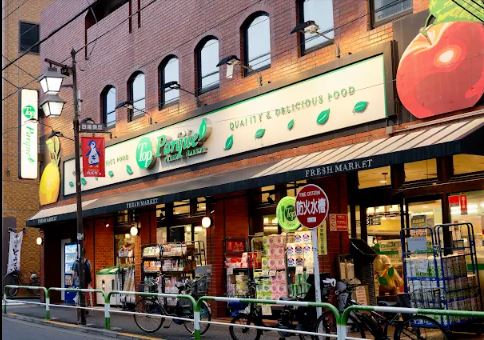 スーパー：ﾄｯﾌﾟﾊﾟﾙｹ 田端銀座店　595m