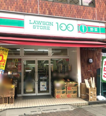 スーパー：ﾛｰｿﾝｽﾄｱ100 LS四谷二丁目店　223m