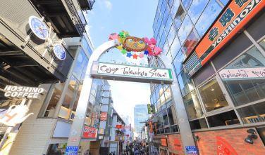 ショッピング施設：竹下通り　888m