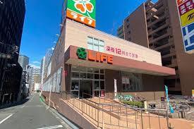 スーパー：ライフ土佐堀店　447m