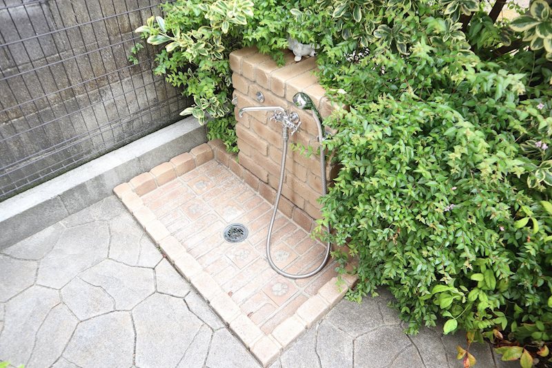 ペット用足洗い場