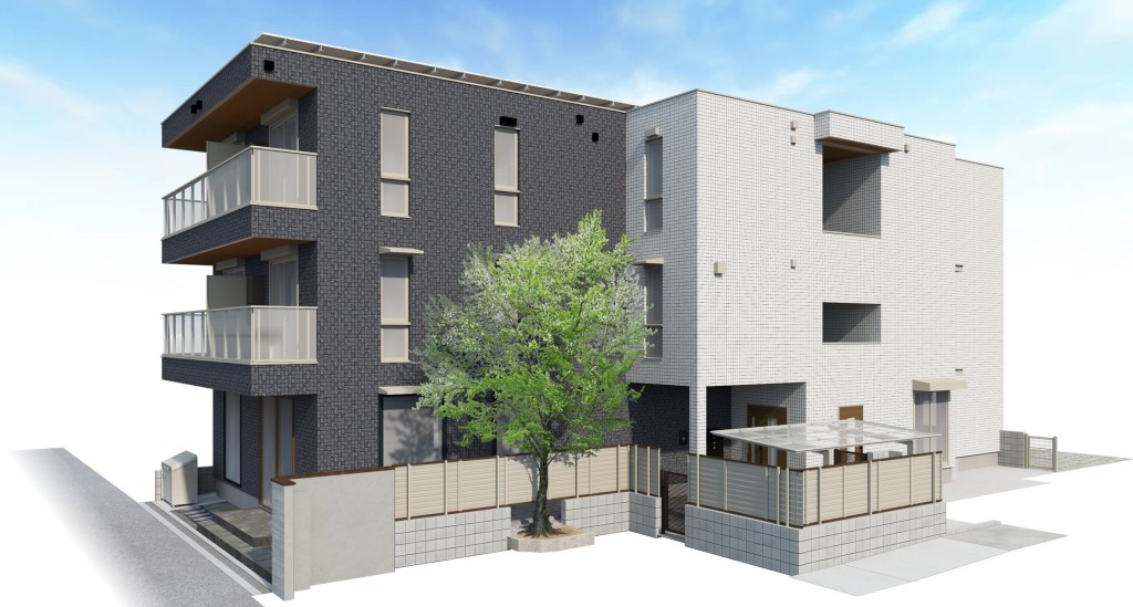 完成予想図（外観）