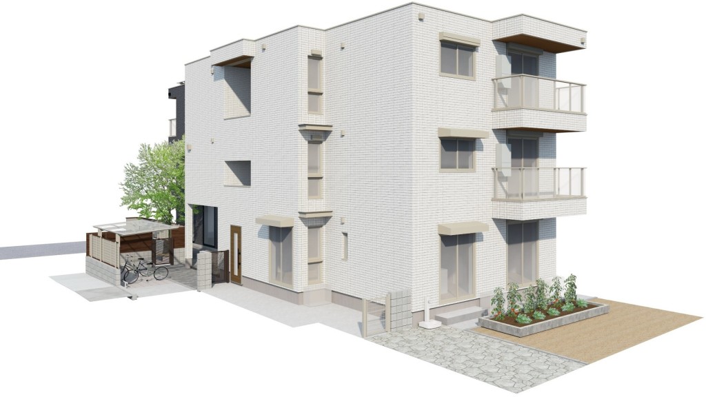 完成予想図（外観）