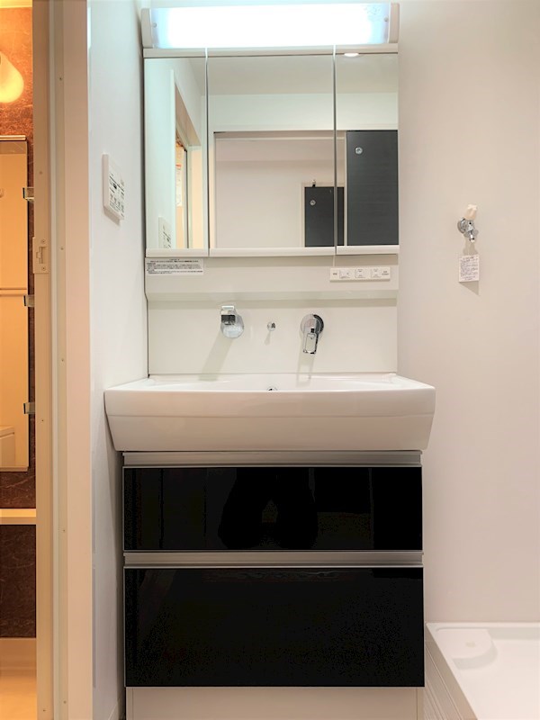 三面鏡シャワー付シャンプードレッサー