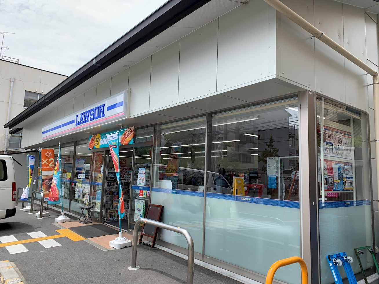 コンビ二：ﾛｰｿﾝ 岡崎道店　480m