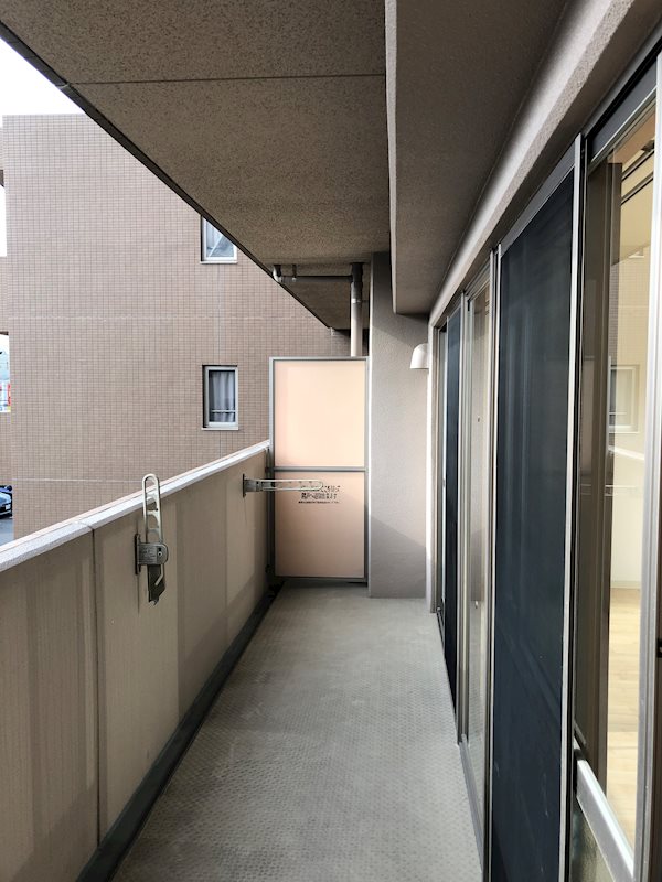 南向きバルコニー
