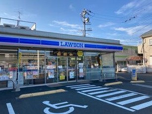 コンビ二：ﾛｰｿﾝ 川口長蔵一丁目店　453m