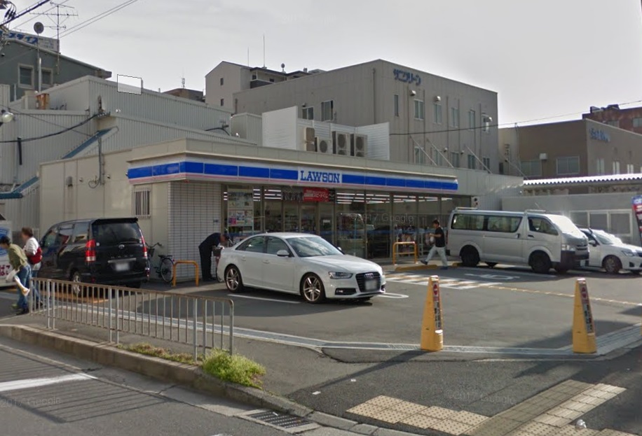 コンビ二：ﾛｰｿﾝ 南吹田五丁目店　198m