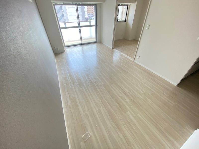 10.5帖のリビングです。