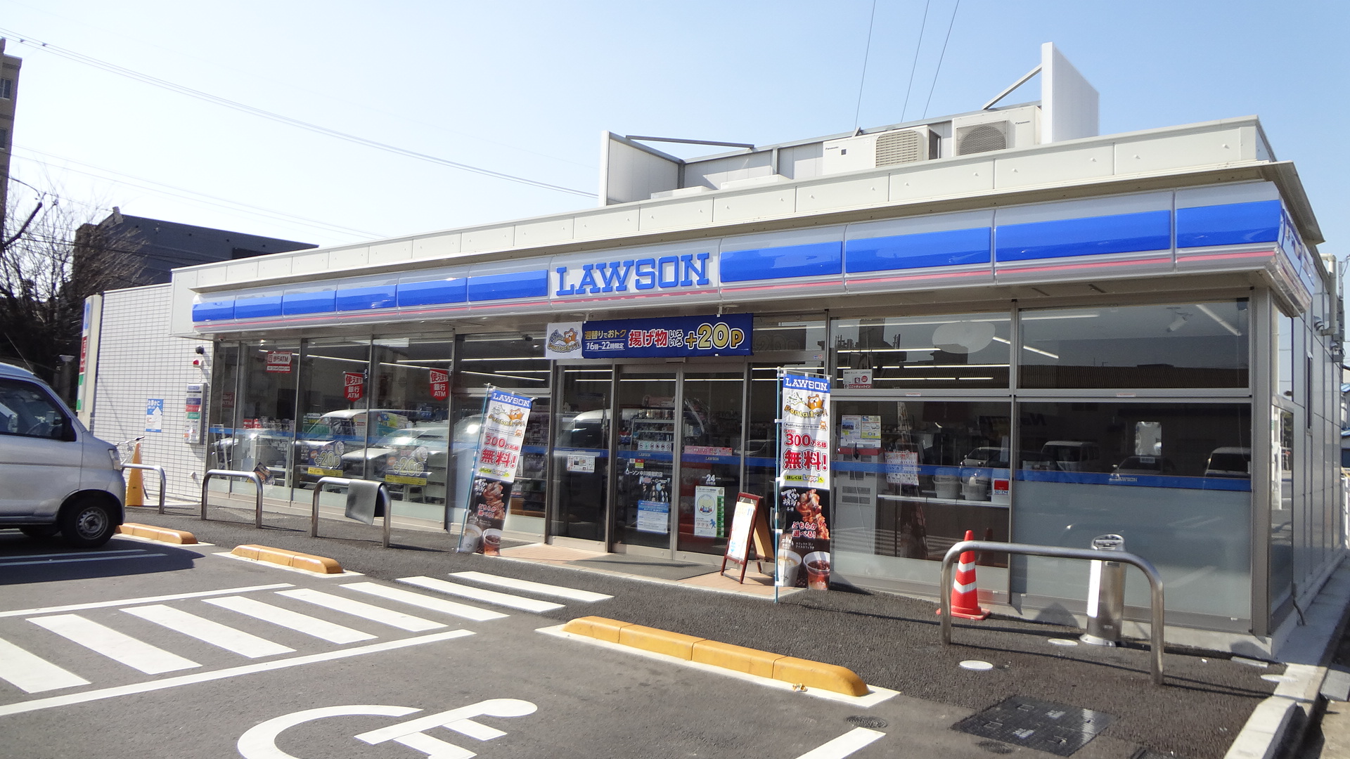 コンビ二：ローソン　中川横堀町店　643m