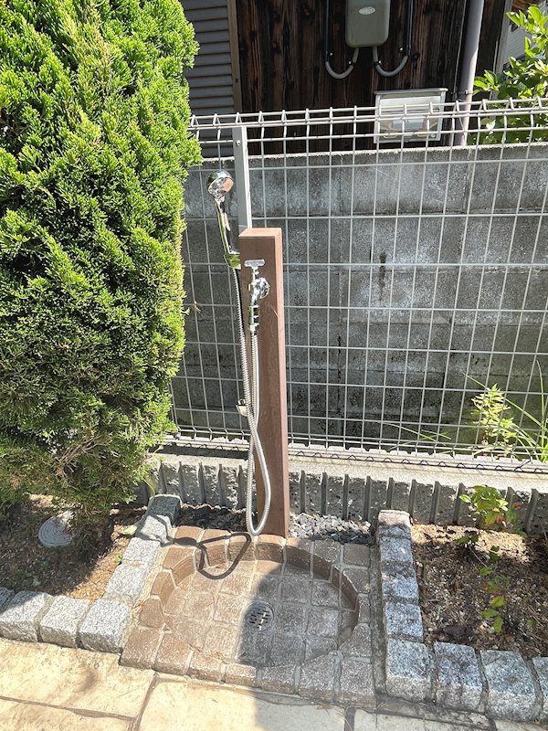 ペット用足洗い場